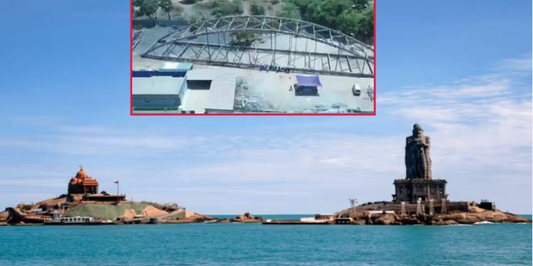 கன்னியாகுமரியில் விவேகானந்தர் பாறை, வள்ளுவர் சிலை இடையே கண்ணாடி பாலம்..!